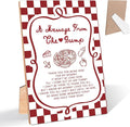 Italian Special Delivery Pizza A Message From the Bump Baby Shower Signs by Unknown