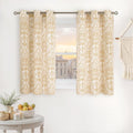 Short Linen Curtains 45 inch Length by LAMIT