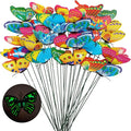 30PCS Luminous Butterfly Garden Decor Butterfly Stakes by Wolpark