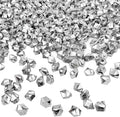 Fake Crushed Ice Cubes, Vase Fillers, 11 * 14 mm 650 pcs Reusable Fake Ice Cubes Artificial Acrylic Crystal Cubes for Wedding Decor Gold