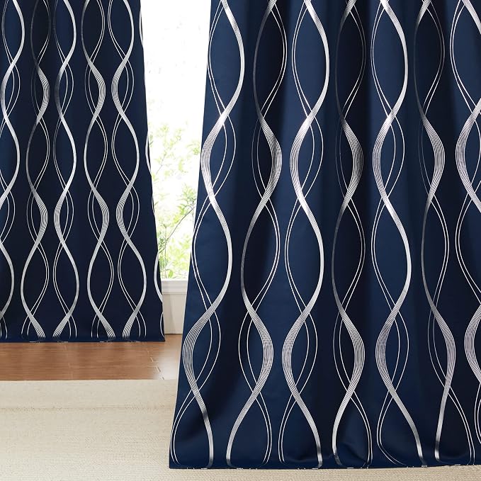NICETOWN Sliding Door Curtains Extra Long Blackout Drapes by NICETOWN