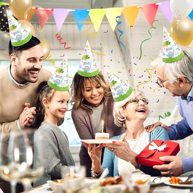 CANREVEL 12 PCS Party Hats for Adults and Kids, Party Headwear | Birthday - Image 4