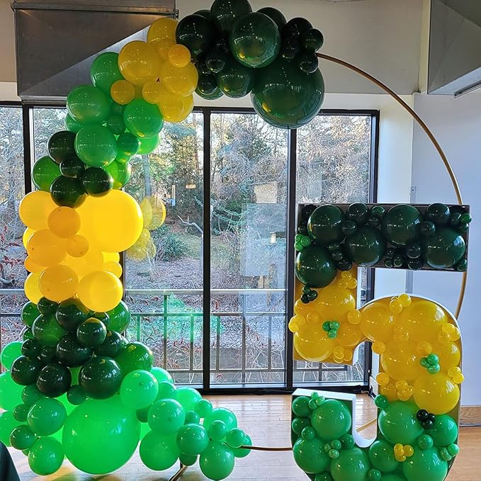 Green Balloons - 12 inch 100pcs Latex - Round Green Birthday Balloons - Image 4