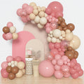 Amandir 153 Pcs Boho Balloon Arch Garland Kit | Retro Dusty Rose Pink Blush by Amandir