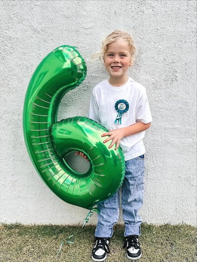 40 Inch Green Number 0 Balloon Birthday Party Decorations - Image 8