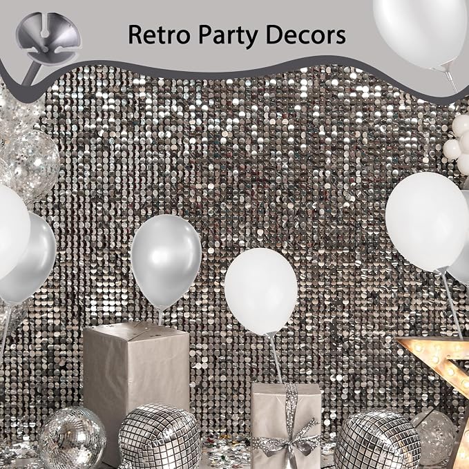 PP OPOUNT 35PCS Silver Balloon Sticks - Image 5