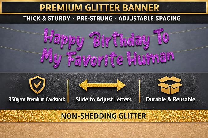 Pre-Strung Happy Birthday To My Favorite Human - Image 3
