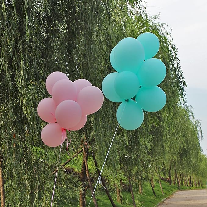 5 inch Teal Balloons - Image 4