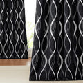 NICETOWN Black Out Curtains 102 inch Long 2 Panels Burg by NICETOWN