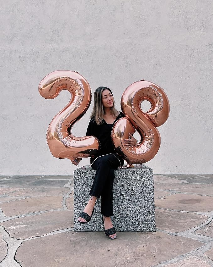 Rose Gold 18 Balloon - Image 4