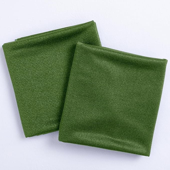 Socomi Olive Green Wedding Arch Draping Fabric 29" x 20Ft 1 Panel Sheer Outdoor Curtain Drapes Extra Long for Bridal Baby Shower Ceremony Birthday Party Decor