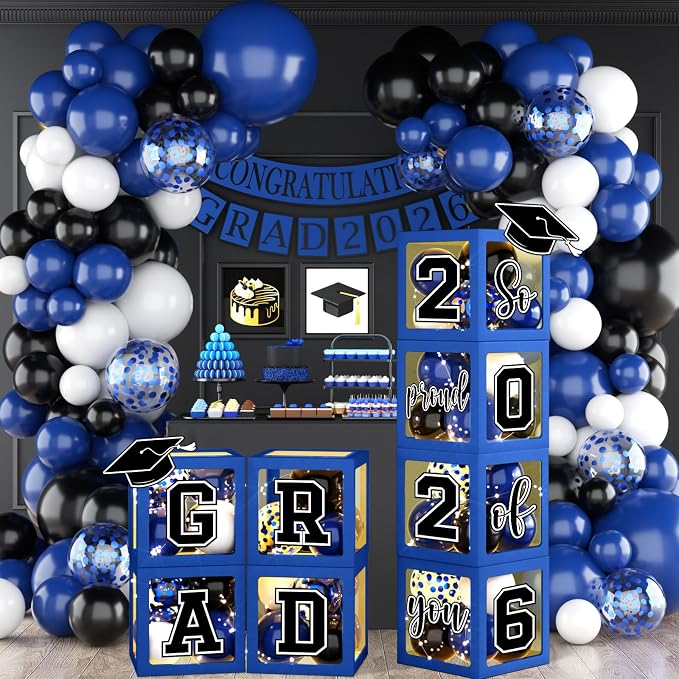 Graduation Decorations Class of 2026 by Gupesxu