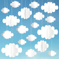 Ayfjovs 18 PCS 3D Cloud Decoration, Artificial Hanging Clouds by Ayfjovs