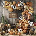 YQUQWN Western Cowboy Balloon Arch Kit Western Cowboy Party Decorations Cow by YQUQWN