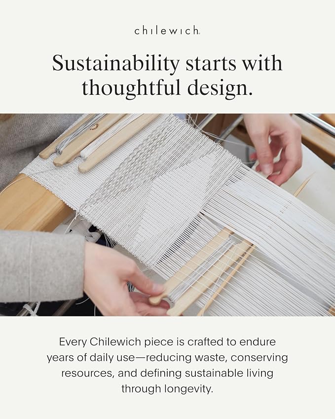 Chilewich Mini Basketweave Placemats, Round Woven Placemats Set of 4 | Reusable - Image 6