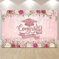 Pink Graduation Decorations Class of 2026 Graduation Backdrop Rose Gold by Unknown