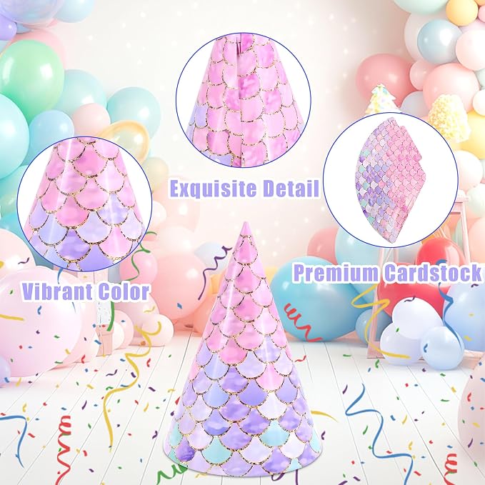 CANREVEL 12 PCS Party Hats for Adults and Kids, Party Headwear | Birthday - Image 6
