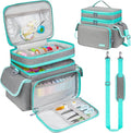 LEFOR·Z Small Sewing Supplies Organizer Bag, Sewing Box | Double-Layer Sewing by LEFOR%C2%B7Z