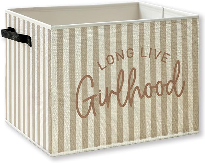 Girl Nursery Foldable Storage Bins Box by KSDUT