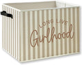 Girl Nursery Foldable Storage Bins Box by KSDUT