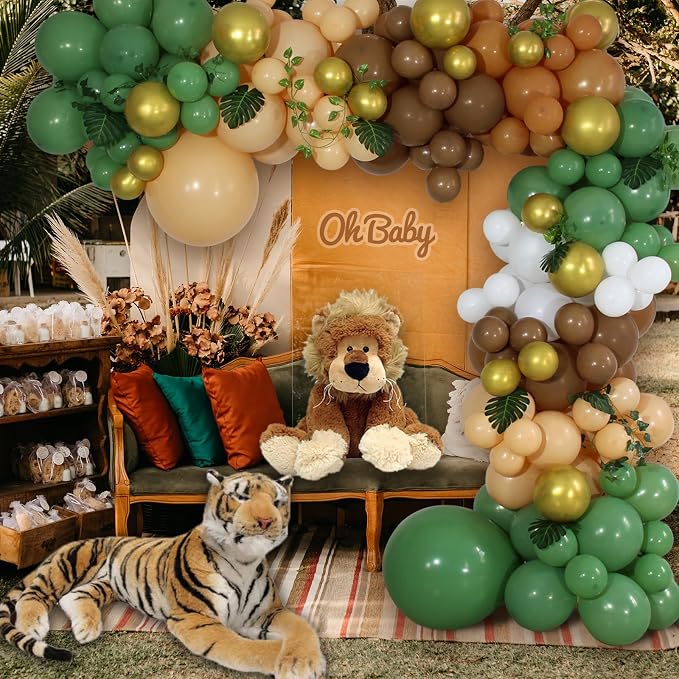 Sage green Balloons 100 Pack 12 inch Round Helium Olive Green Balloons - Image 6