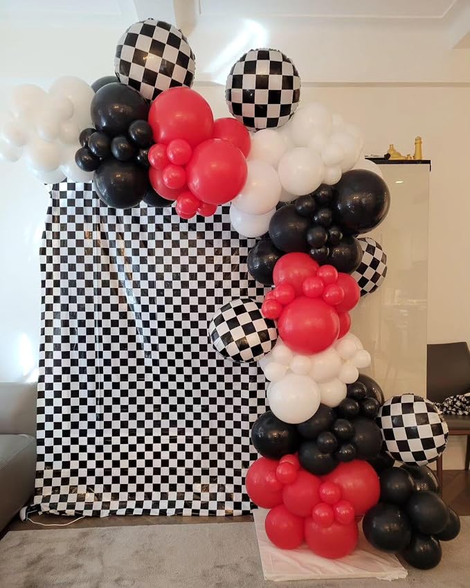 153Pcs Race Car Balloon Garland Arch Kit - Image 4