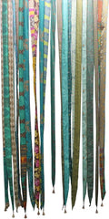 Mango Gifts Old Silk Sari Ribbon Doorway Curtain Rod Pocket by MangoGifts