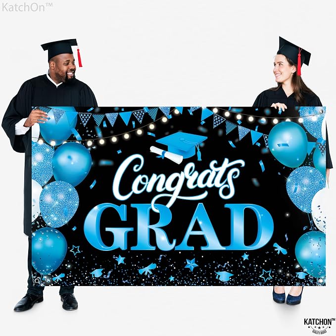 KatchOn Graduation Decorations 2026 Congrats Grad Banner 72x44 Inch | - Image 2
