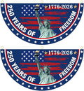 2PCS USA Anniversary 250th Flag, 1.5X3 FT Anniversary Fan Flags, Yard Signs by Unknown