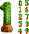 Pixel & TNT Theme 40in Giant Number Balloons by Unknown