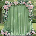 Asee'm Sage Green Backdrop Curtains Drapes by Aseem