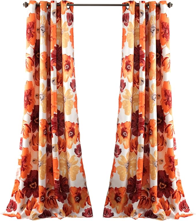Lush Decor Leah Room Darkening Window Curtain Panel Pair, 84 inch x 52 inch - Image 8