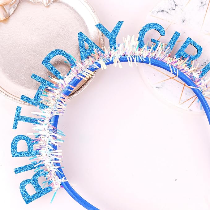 CIEHER Birthday Girl Headband Birthday Crown - Image 4