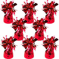 8 Pcs Red Metallic Balloon Weights Holder Anchors Balloon Holder Weights by ZCYSRLQIN