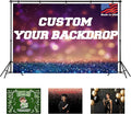 Custom Backdrop Personalized 5x5 Ft, Customized Photo Backdrop Banner by Acoweno