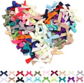 Mixed Mini Bows 1.57" 100PCS Small Satin Ribbon Bows by Loomeshribbonforcrafts%EF%BC%81
