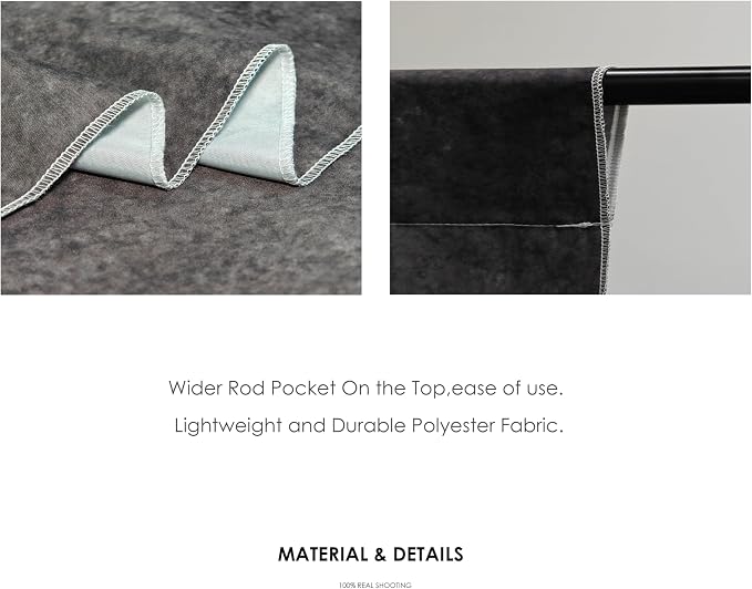 UrcTepics 6x8ft Dark Blue Abstract Fabric Backdrop. School Headshot, Senior - Image 5