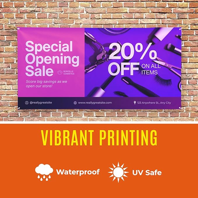 Personalized Passion Vinyl Banner 4' x 2' - Image 3