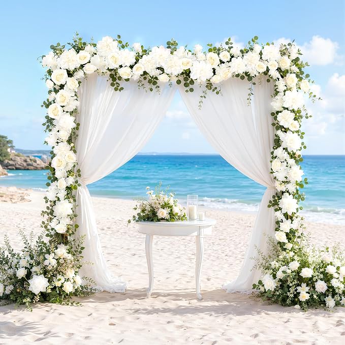 Findosom Total 12.4Ft Artificial Flowers Garlands - Image 7