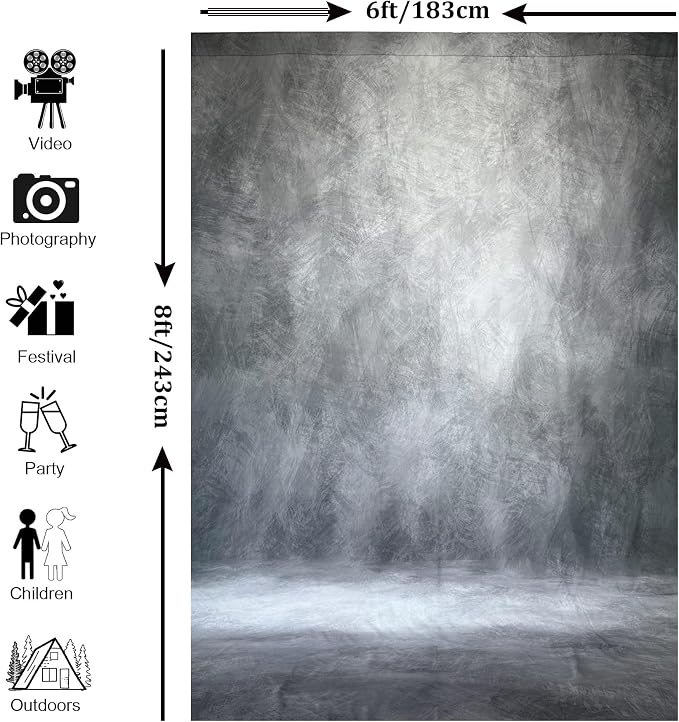 Abstract Photography Backdrop for Photoshoot 6x8ft, No Stand | Professional - Image 4