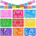 DOMESTAR 1 Pack 18 FT Mexican Party Banners, Fiesta Party Decoration | Papel by DOMESTAR