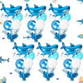 Civaner Shark Party Balloons Stand Kit 6 Sets, Fresh Colors by Civaner
