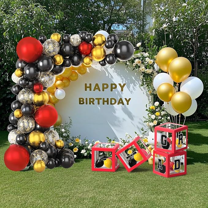 2026 Graduation Party Decorations, HYMENEX Set of 4 Graduation Boxes - Image 8