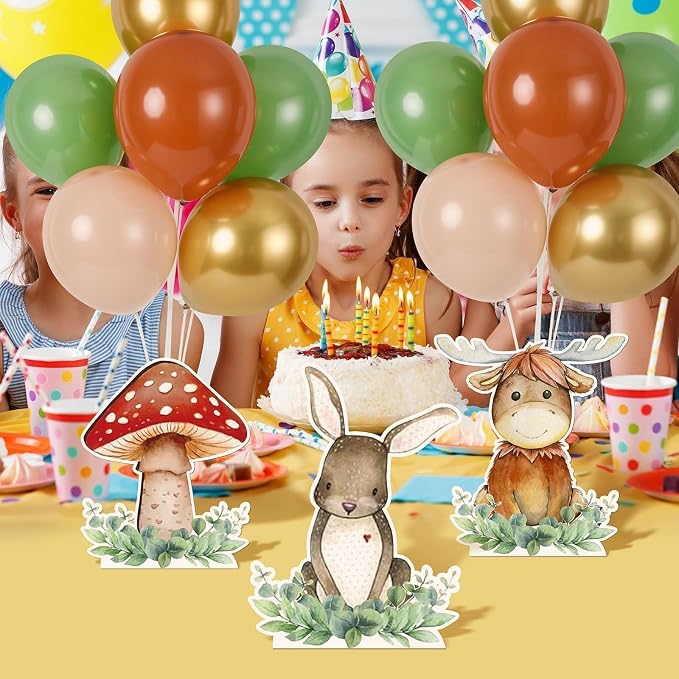 12 Sets Woodland Baby Shower Balloon Stand Kit - Image 8