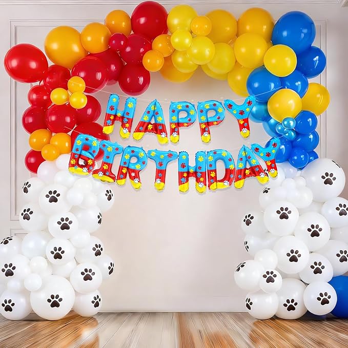Happy Birthday Banner Balloons Letter Signs Party Decorations - Image 6