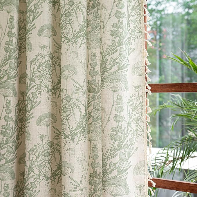 ENJOYBRIDAL Floral 84 Inch Curtains - Image 6