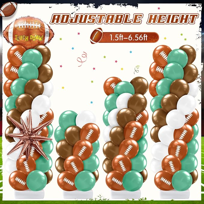 Kasyat 2 Sets Football Balloon Column Stand Kit - Image 5