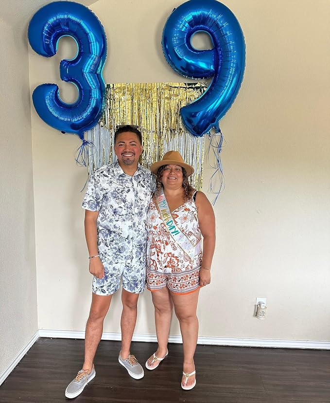 Navy Blue 9 Balloon - Image 9