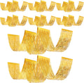 8 Pcs 15ft Gold Metallic Foil Ceiling Fringe Curtains, Party Decor Fringe Drapes by Breling