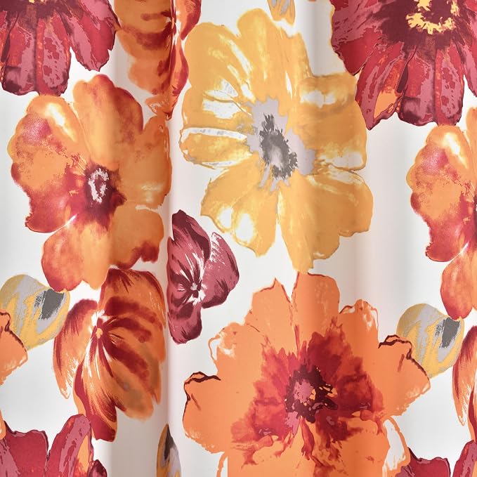 Lush Decor Leah Room Darkening Window Curtain Panel Pair, 84 inch x 52 inch - Image 6